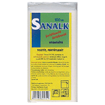 SANALK Plus felületfertőtlenítő törlőkendő, utántöltő. 100db SANALK Plus felületfertőtlenítő törlőkendő, utántöltő. 100db