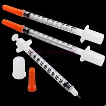 Egyszer használatos Inzulin fecskendő 1 ml + 29G 1/2" tű, steril Egyszer használatos Inzulin fecskendő 1 ml + 29G 1/2" tű, steril