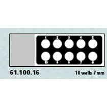 Teflon bevonatú tárgylemez, 10 x 7 mm számozott Teflon bevonatú tárgylemez, 10 x 7 mm számozott