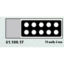 Teflon bevonatú tárgylemez, 10 x 6 mm Teflon bevonatú tárgylemez, 10 x 6 mm