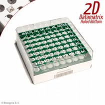 CRYO-tároló doboz, 9 x 9 db/3 - 5 ml, zöld