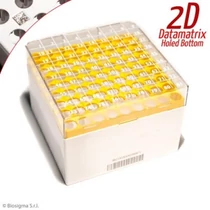 CRYO-tároló doboz, 9 x 9 db/3 - 5 ml, sárga