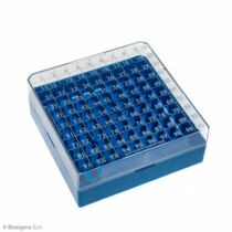 CRYO-tároló doboz, 10 x 10 db/1-2 ml, kék színű