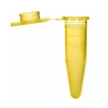 Eppendorf mikrocső, 1.5 ml, lapos tetővel, sárga polipropilén Eppendorf mikrocső, 1.5 ml, lapos tetővel, sárga polipropilén