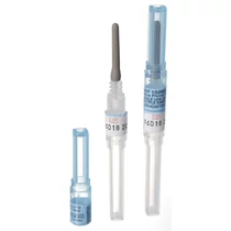 Luer adapter, steril, kék, 0.9 mm