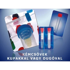 Kémcsövek kupakkal vagy dugóval