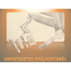 Drogtesztek nyálmintából
