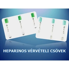 Heparinos vérvételi csövek