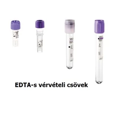 EDTA-s vérvételi csövek