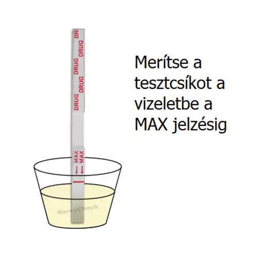 Metadon (MTD) tesztcsík vizelet mintából