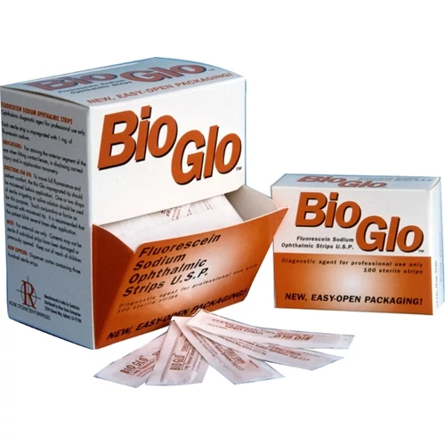 Fluorescein tesztcsík, BioGlo