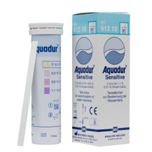 Aquadur Sensitive Össz. keménység tesztcsík, 0-1,1nk, 100db