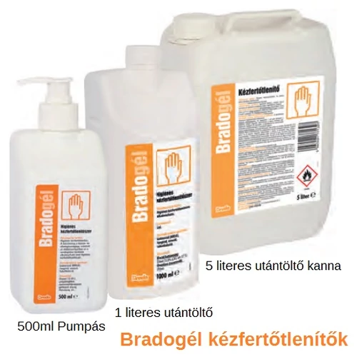 Bradogél kézfertôtlenítô 1l