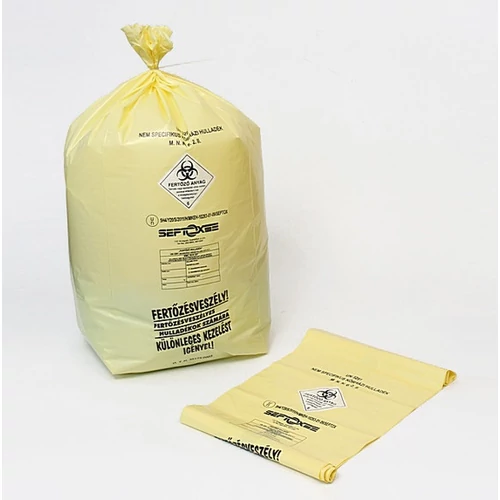 Veszélyes hulladékgyűjtő zsák, 60 literes
