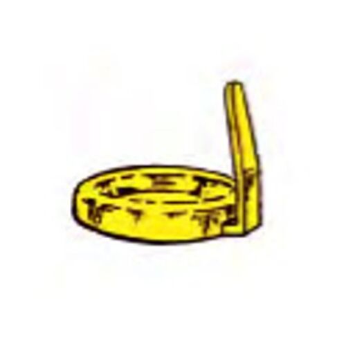 Kupak, sárga, füles, 18159 és 18169 vizeletüledék vizsgáló kémcsőövekhez,100db
