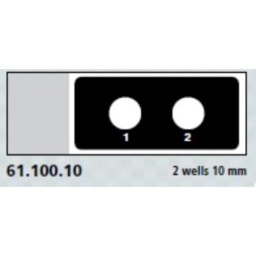 Teflon bevonatú tlemez,2x10mm,számozott,100x
