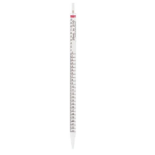 Szerológiai pipetta, 25 ml, 2/10, szűrős